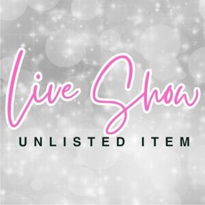 Thursday March 5 @ 10:30pm est Jewelry unlisted live show